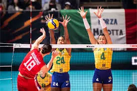 brasil e servia volei