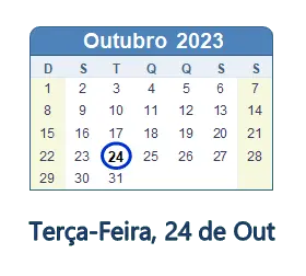 24 de outubro