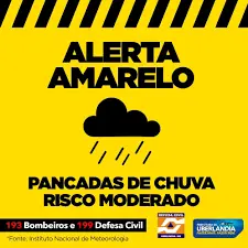 alerta amarelo chuva intensa