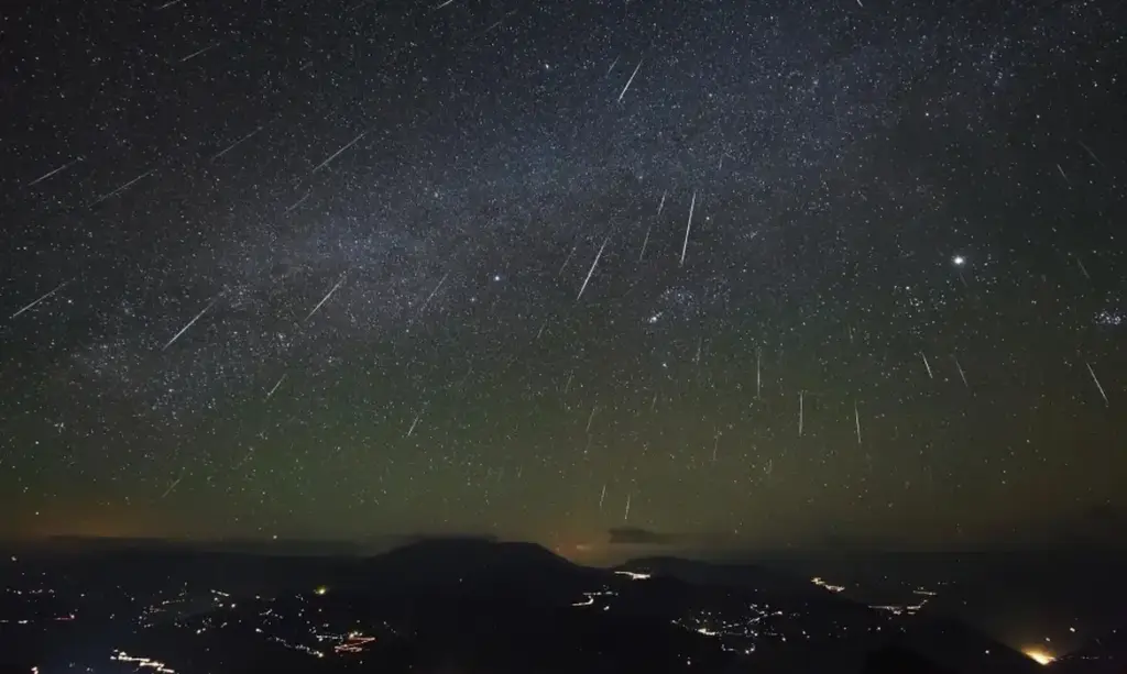 chuvas de meteoros hoje