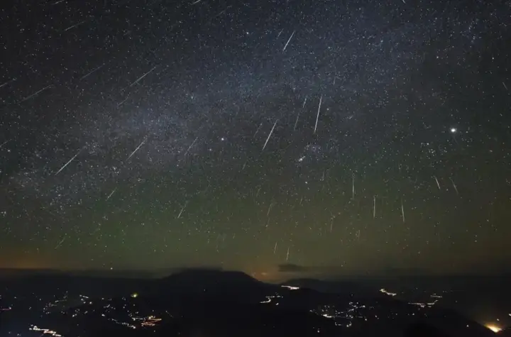 chuvas de meteoros hoje