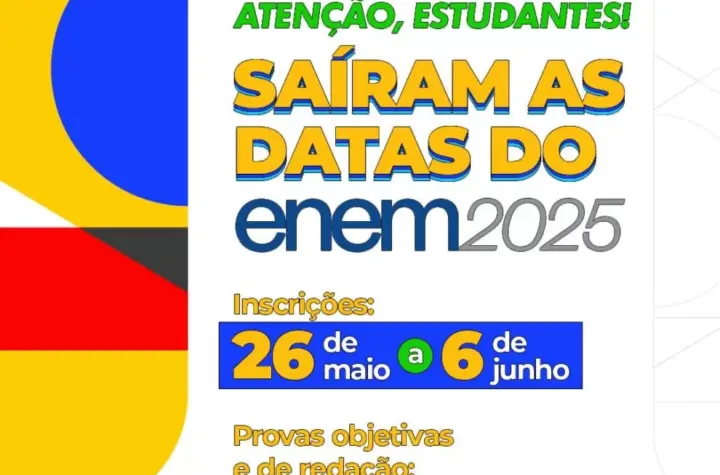 data do enem 2025