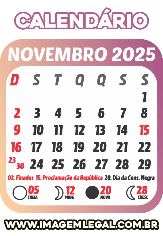 feriados novembro 2025