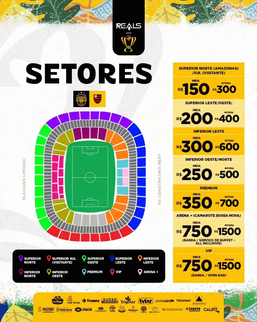 ingresso flamengo
