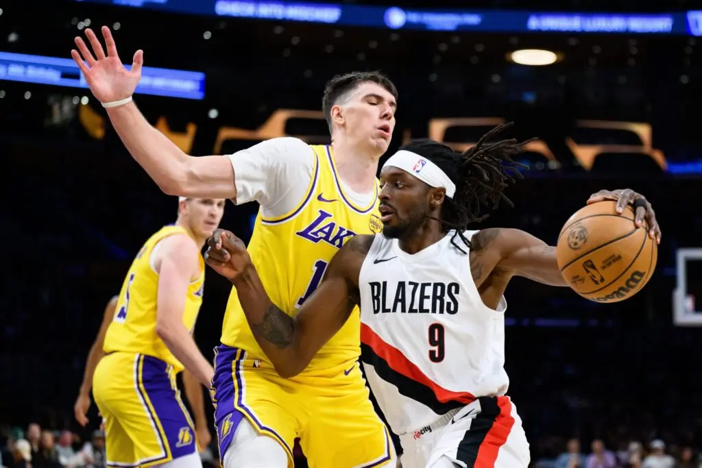lakers x trail blazers 9