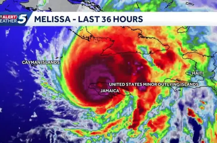 melissa hits jamaica