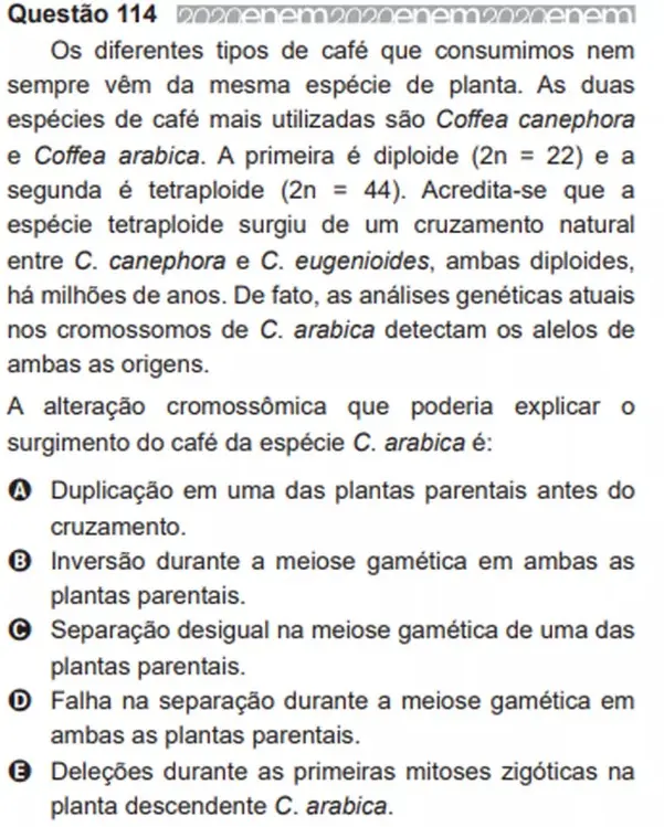 prova enem inep