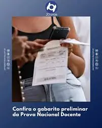 prova nacional docente pnd gabarito inep