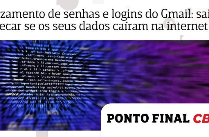 vazamento senhas gmail