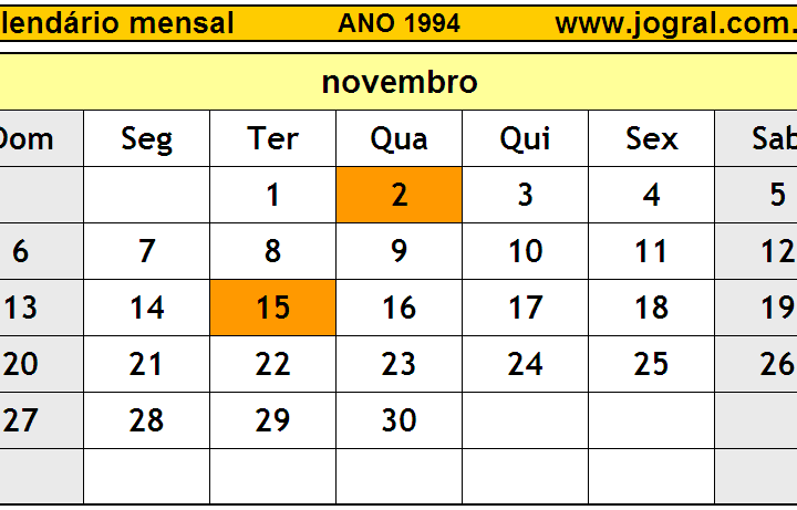 5 de novembro