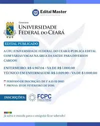 edital concurso ufc