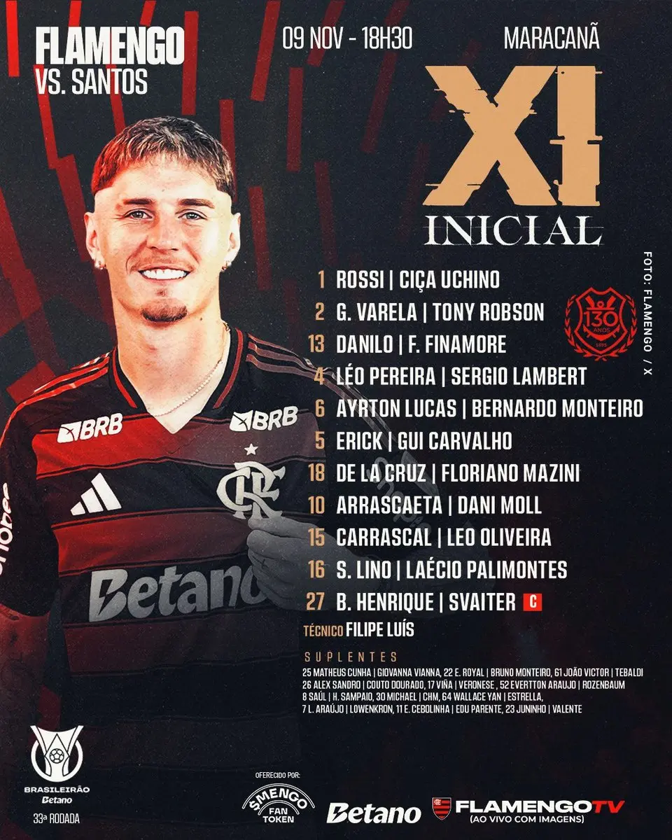 flamengo e santos