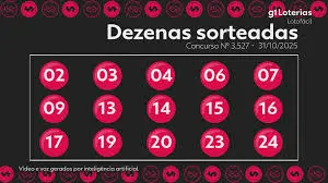 lotofacil 3527 resultado