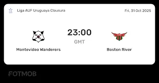 montevideo wanderers x boston river