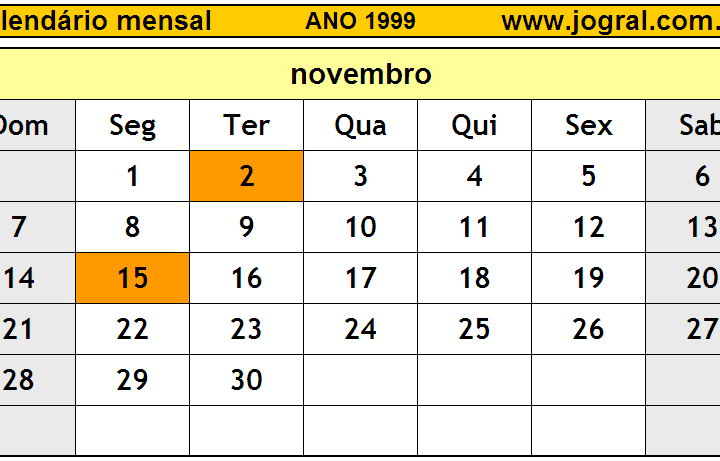 primeiro de novembro