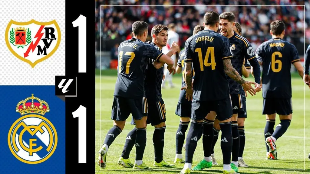 rayo vallecano x real madrid 1