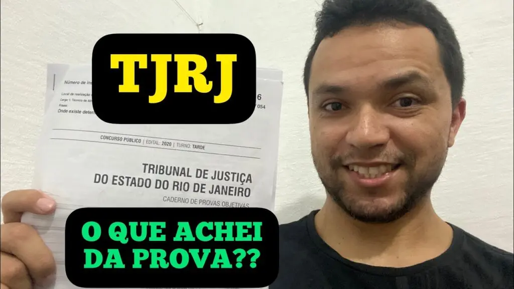prova tjrj
