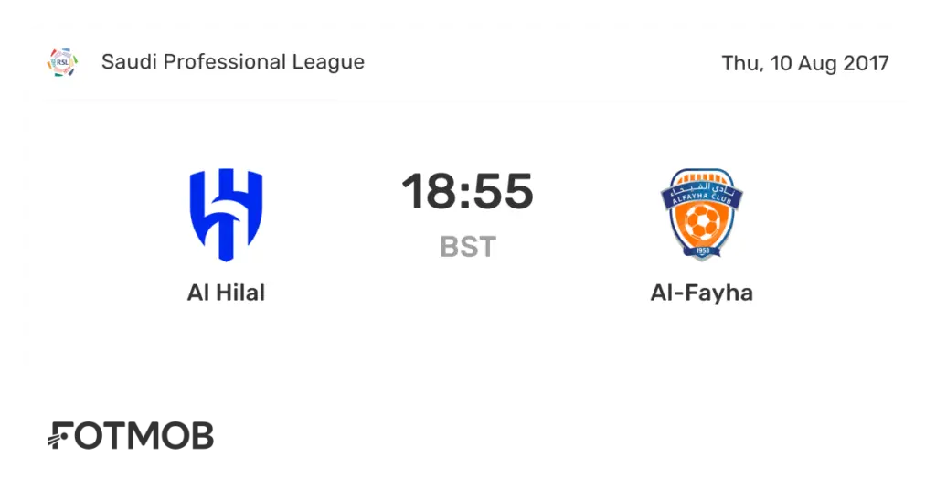 al hilal x al feiha