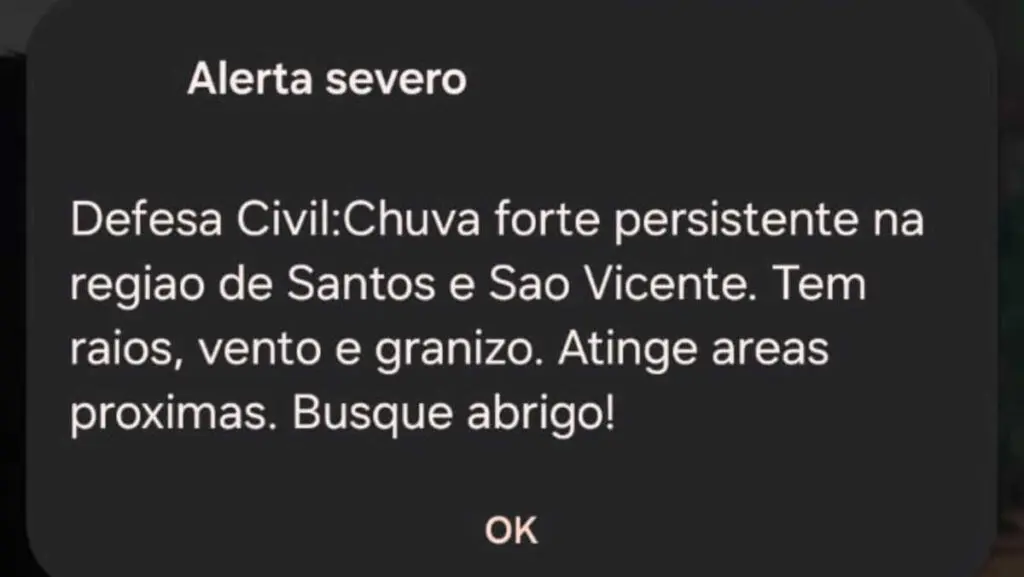 alerta severo de vendaval