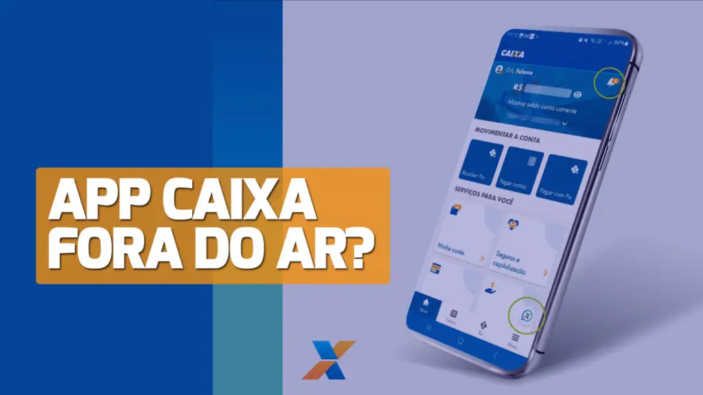 app caixa fora do ar