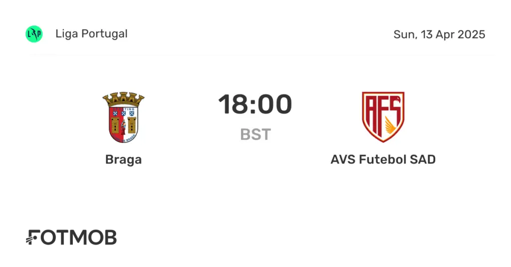avs sad x braga
