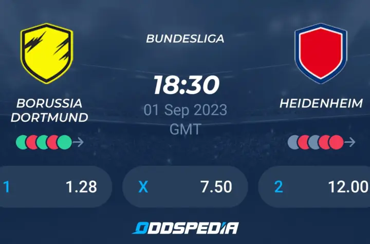 borussia x heidenheim