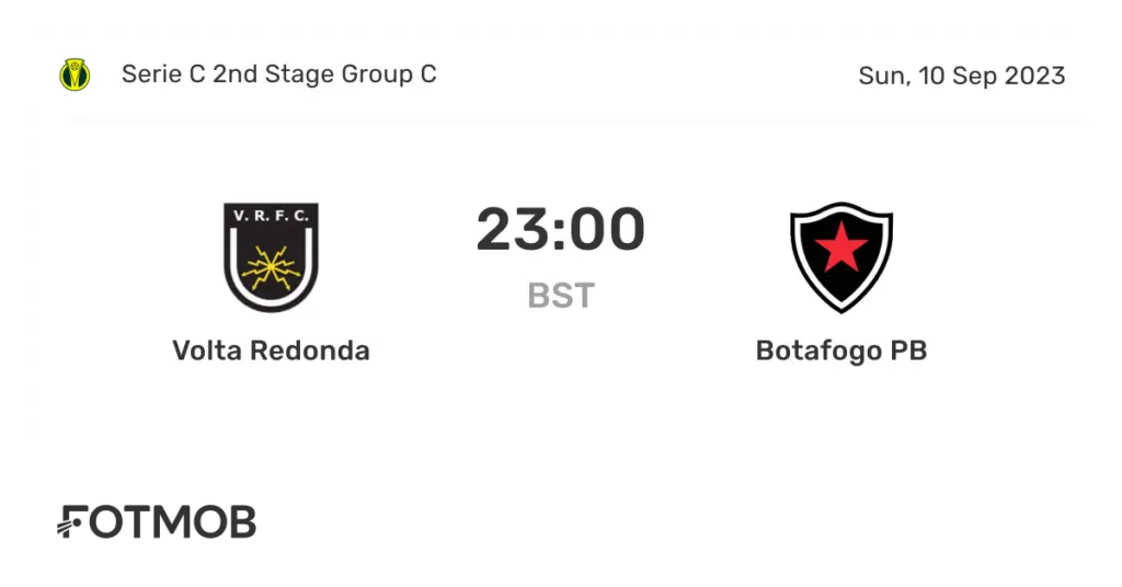 botafogo x volta redonda