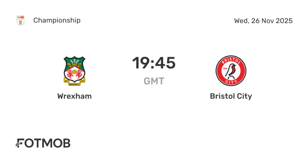 bristol city x wrexham