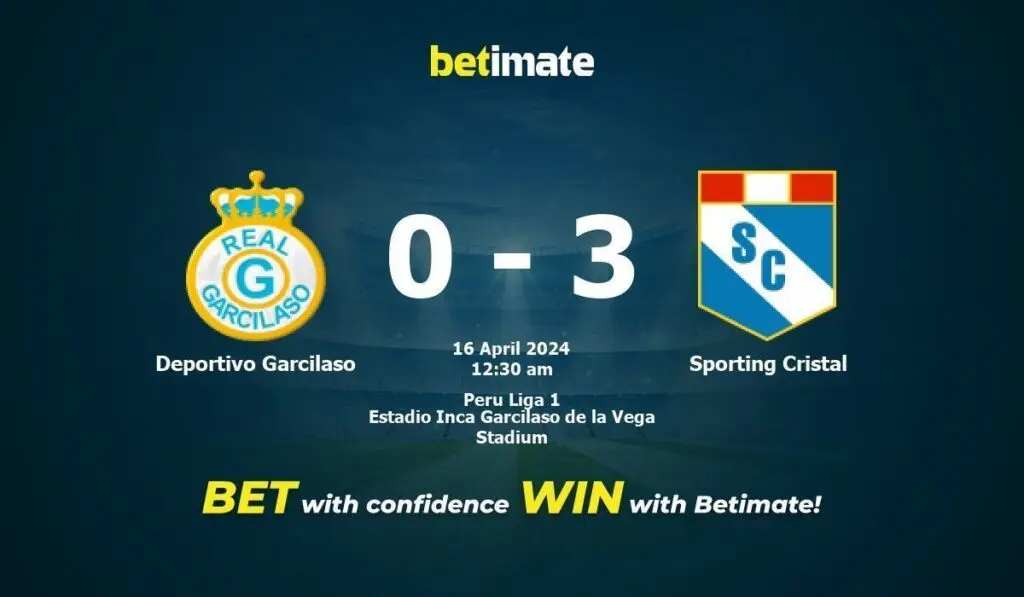 deportivo garcilaso x sporting cristal