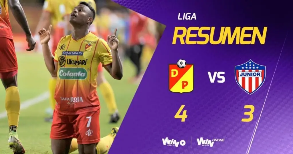 deportivo pereira x junior