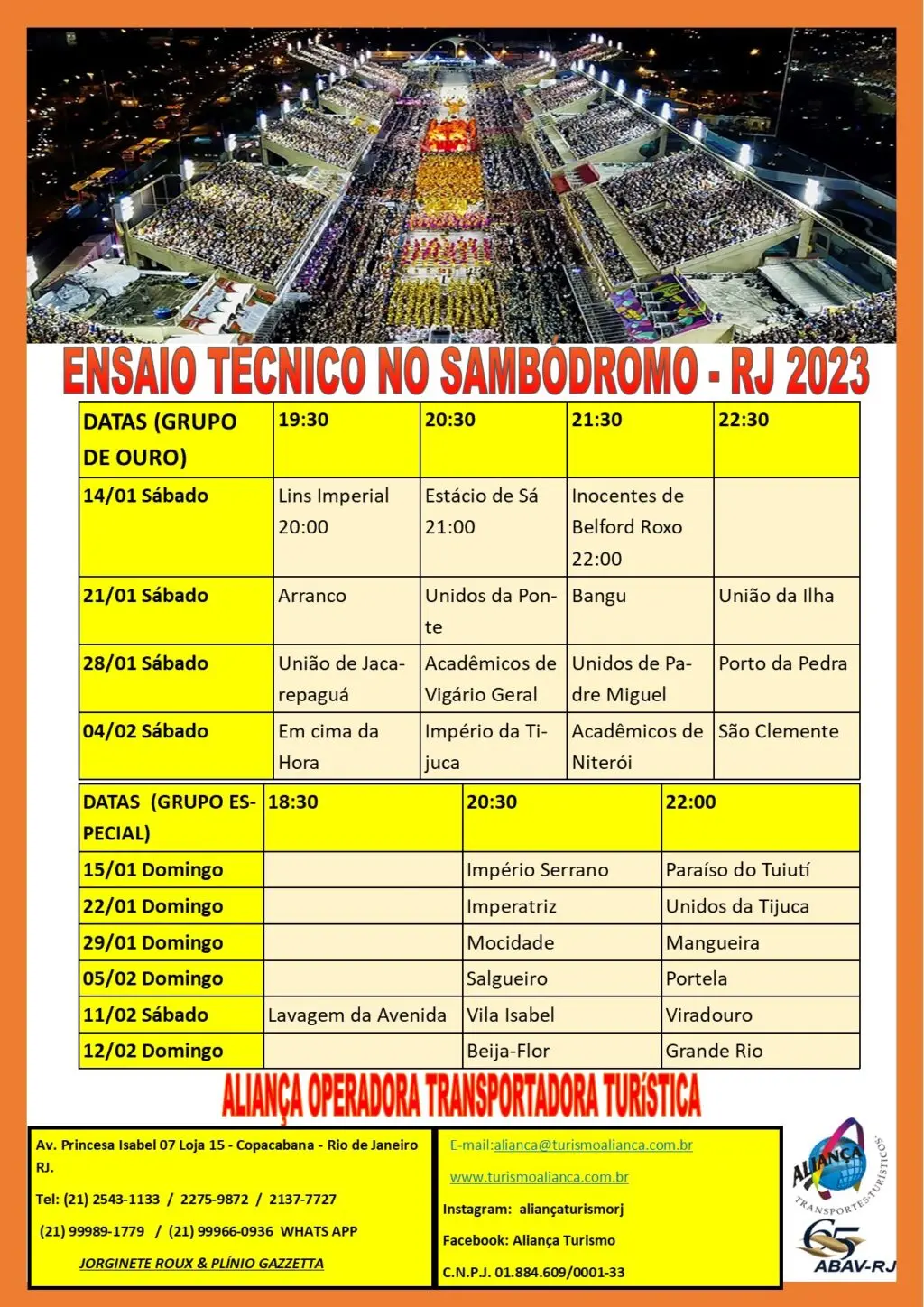 ensaio tecnico 2026