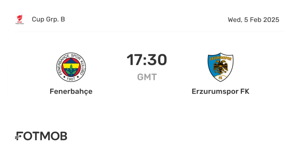 fenerbah e x erzurumspor