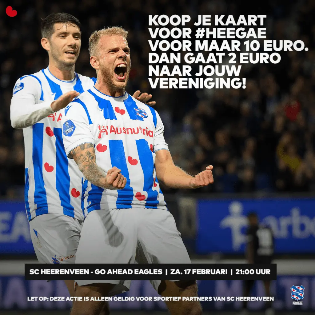 go ahead eagles x heerenveen