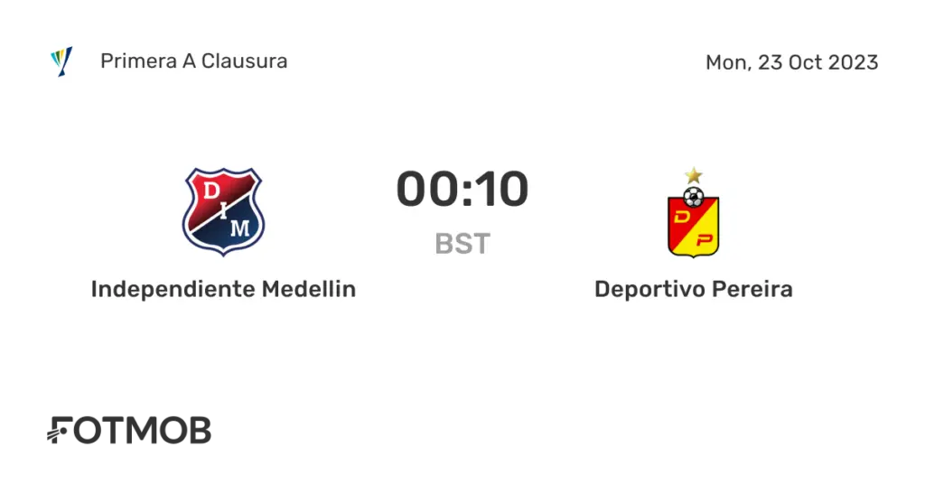 independiente medell n x deportivo pereira