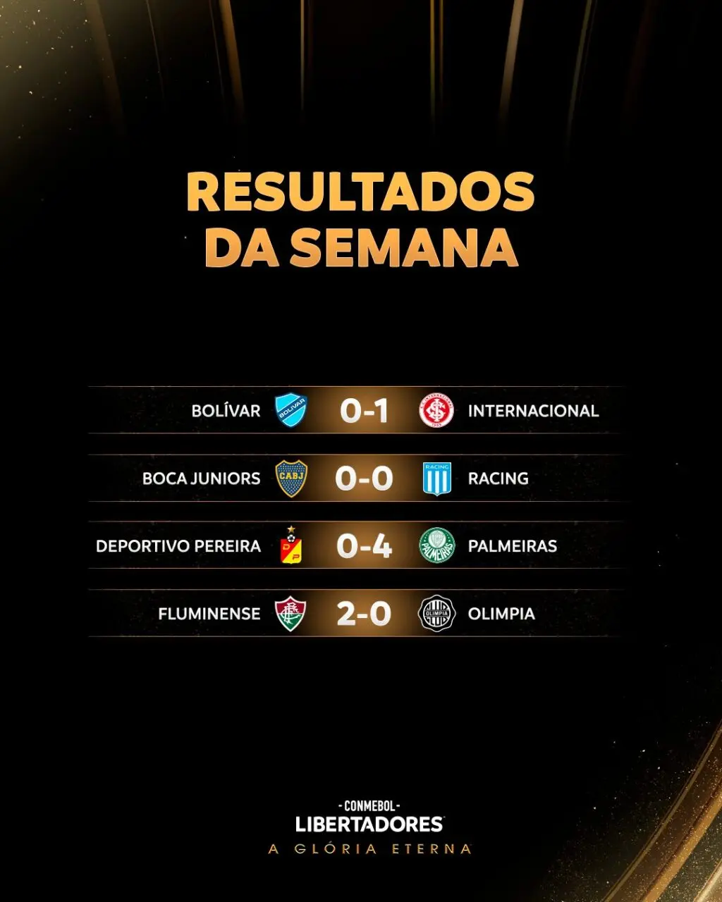 jogos de ontem