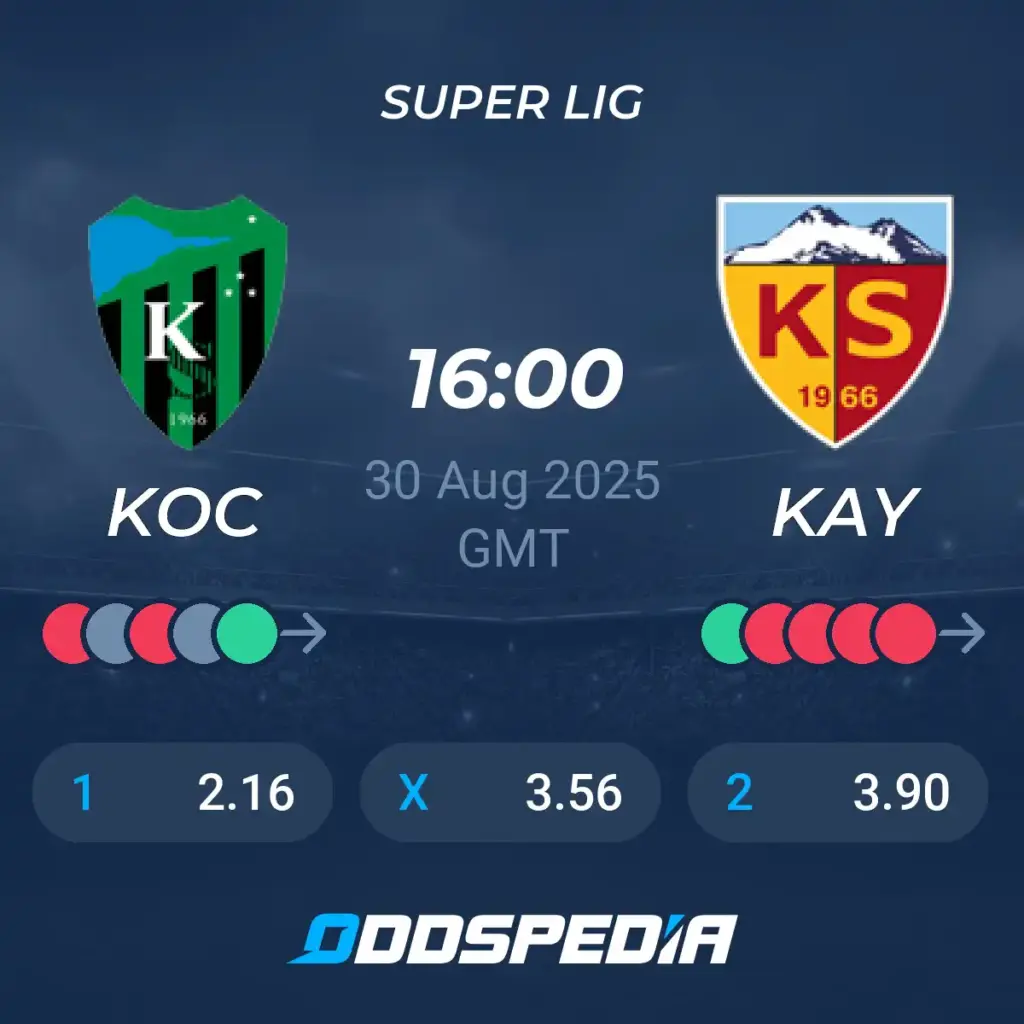kayserispor x kocaelispor kul b