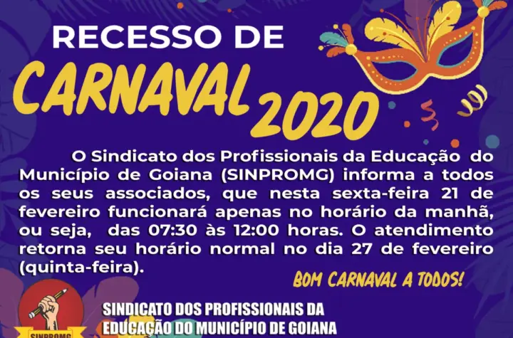 recesso de carnaval