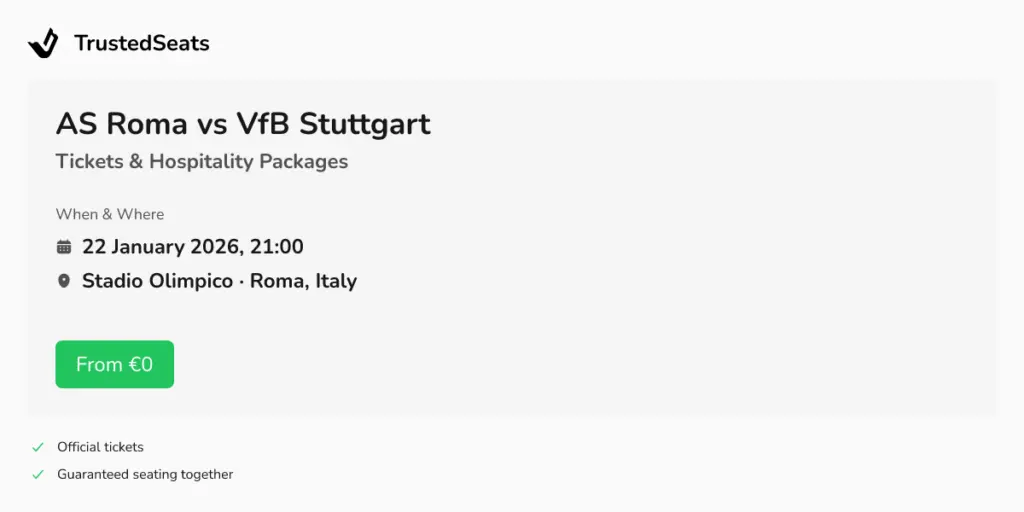 roma x vfb stuttgart