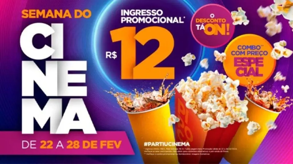 semana do cinema 2026