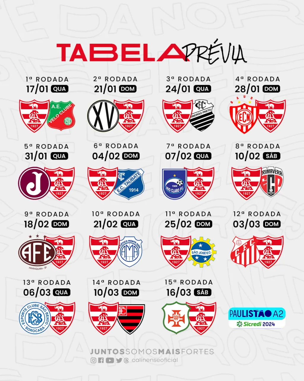 tabela do paulist o