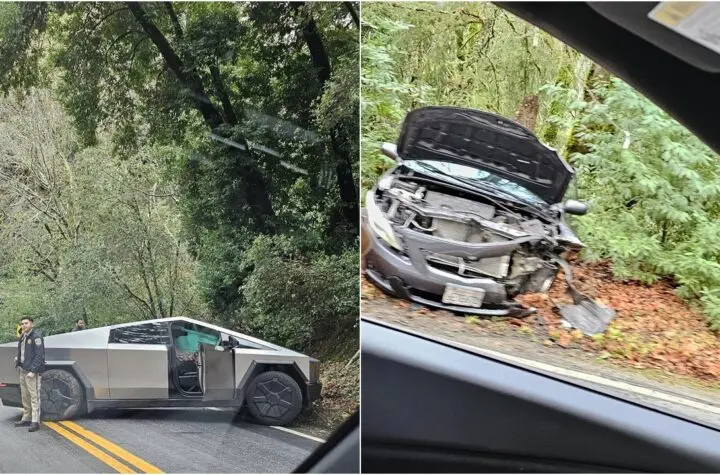 tesla cybertruck acidente