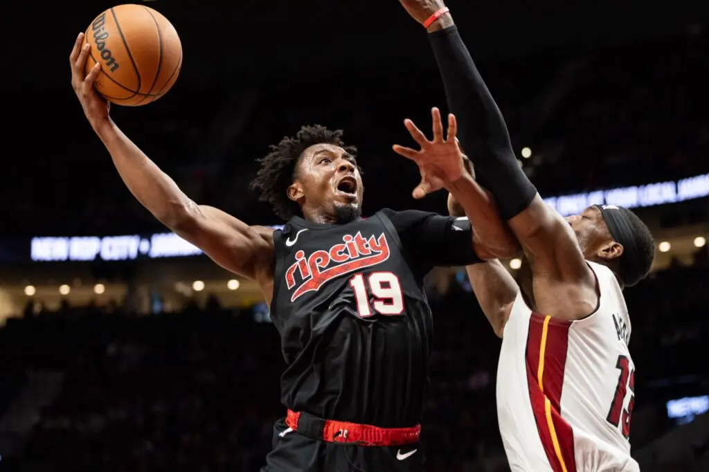 trail blazers x heat