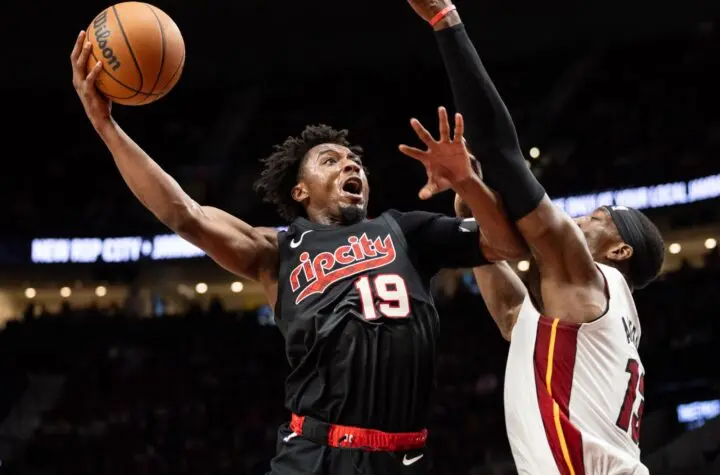 trail blazers x heat