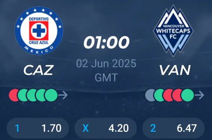 vancouver fc x cruz azul