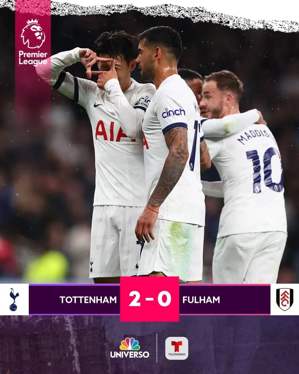 fulham x tottenham — BR news