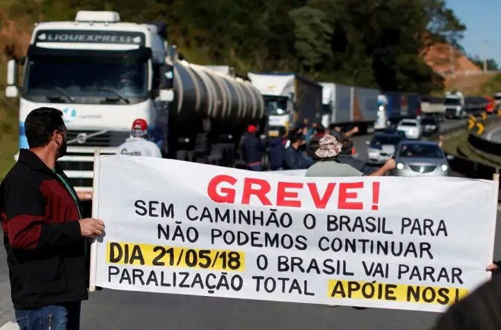 greve dos caminhoneiros hoje — BR news