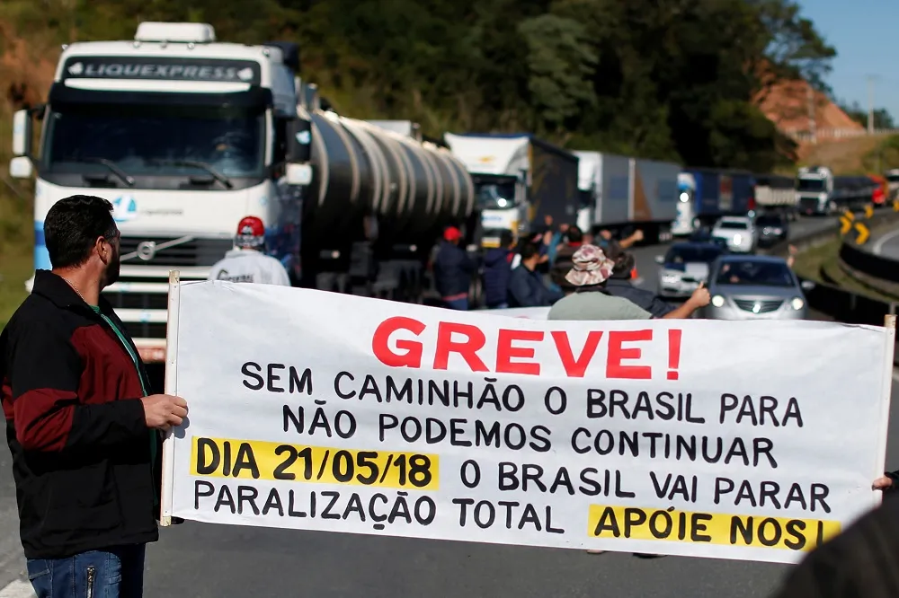 greve dos caminhoneiros hoje — BR news