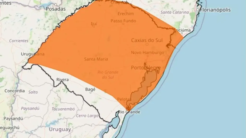 alerta laranja: tempestade — BR news