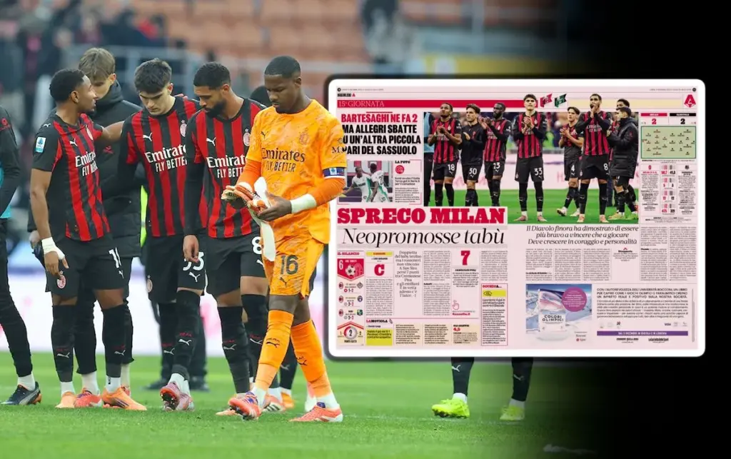 sassuolo x milan — BR news
