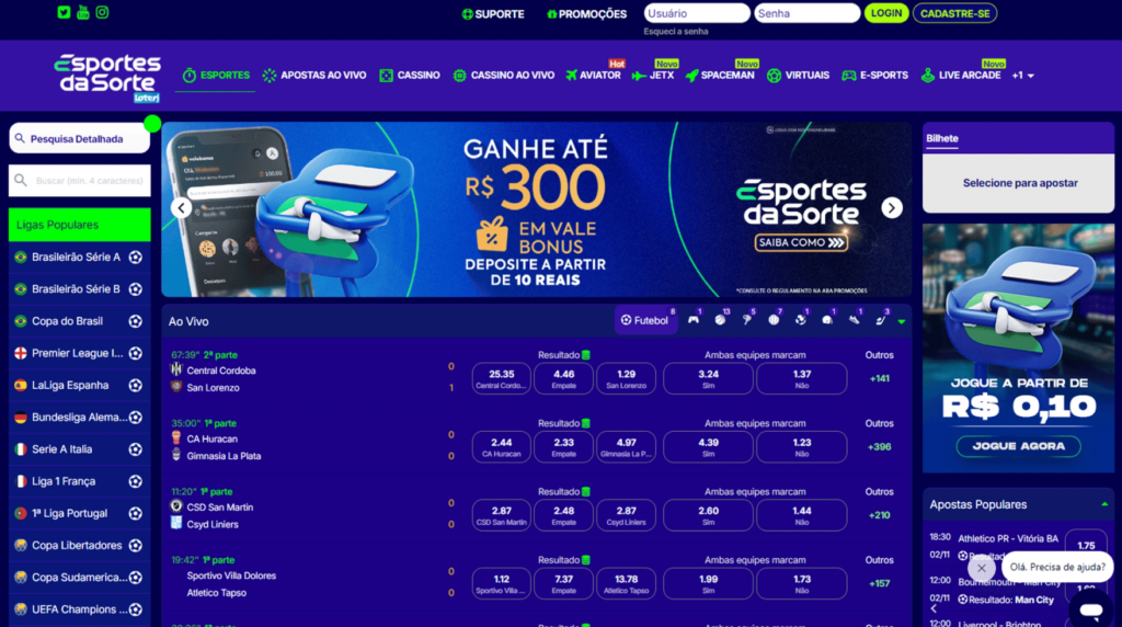 Análise do Esportes da Sorte para jogadores brasileiros image 1